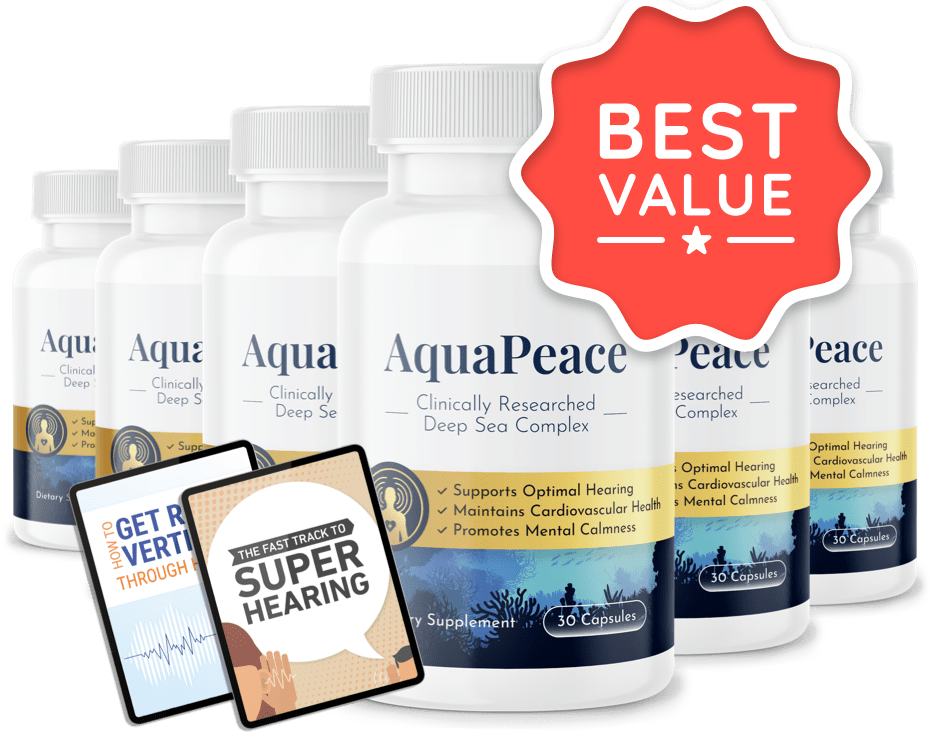 AquaPeace enhances hearing in just one week with its potent compounds